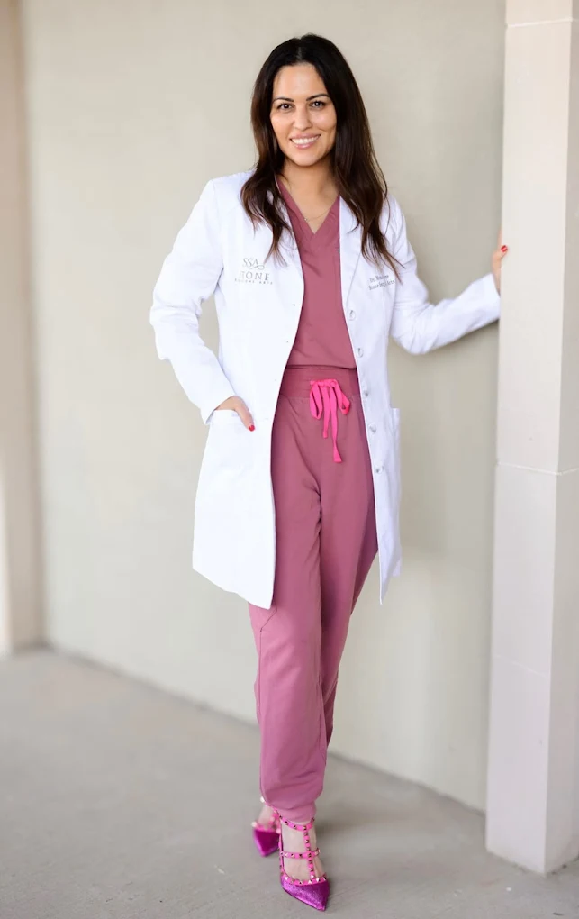 Dr. Stone in the corridor