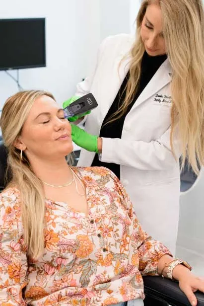 A treatment in progress